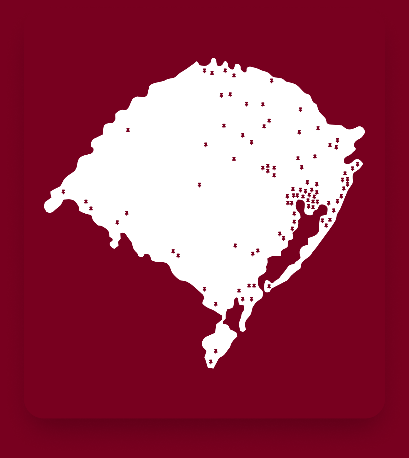 Projetos em todo o Rio Grande do Sul